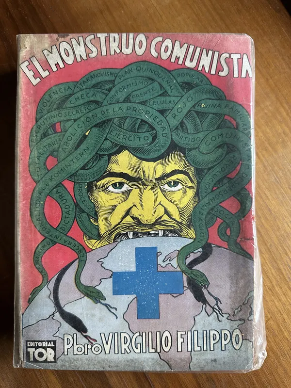 Tapa de El Monstruo Comunista - Filippo Virgilio (4v1)