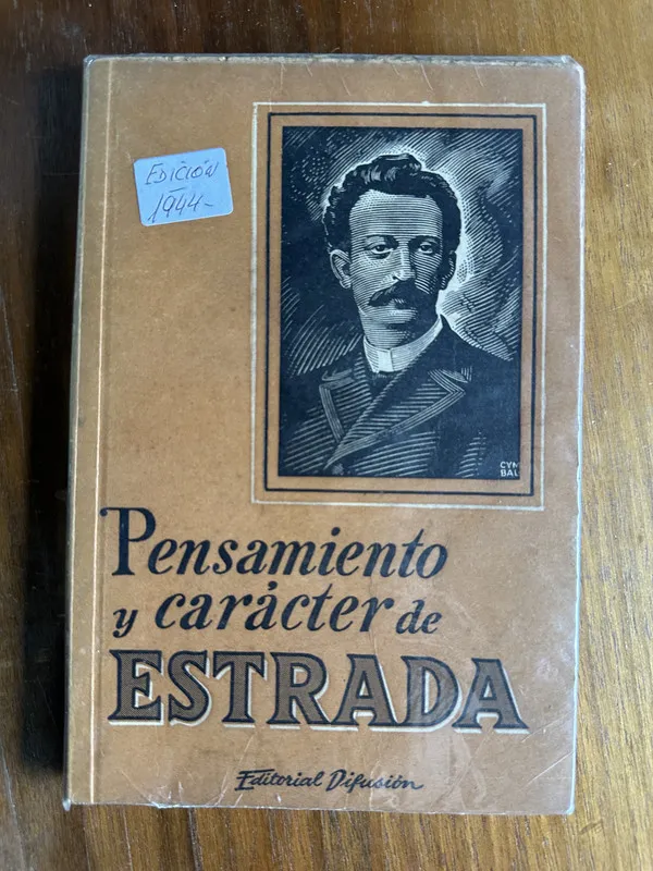 Tapa de Pensamiento y caracter de Estrada - (4v1)