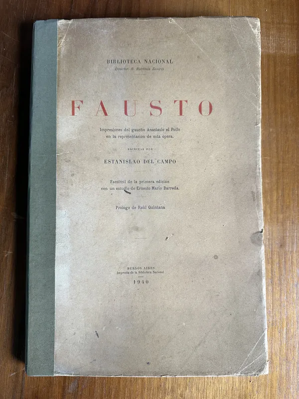 Tapa de Fausto - Del Campo Estanislao (4v2)
