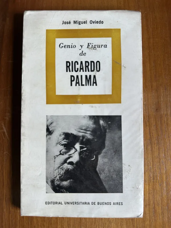 Tapa de Genio y Figura de Ricardo Palma - Oviedo Jose Miguel (4v2)