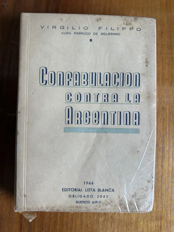 Tapa de Confabulacion contra la Argentina - Filippo Virgilio (4v3)