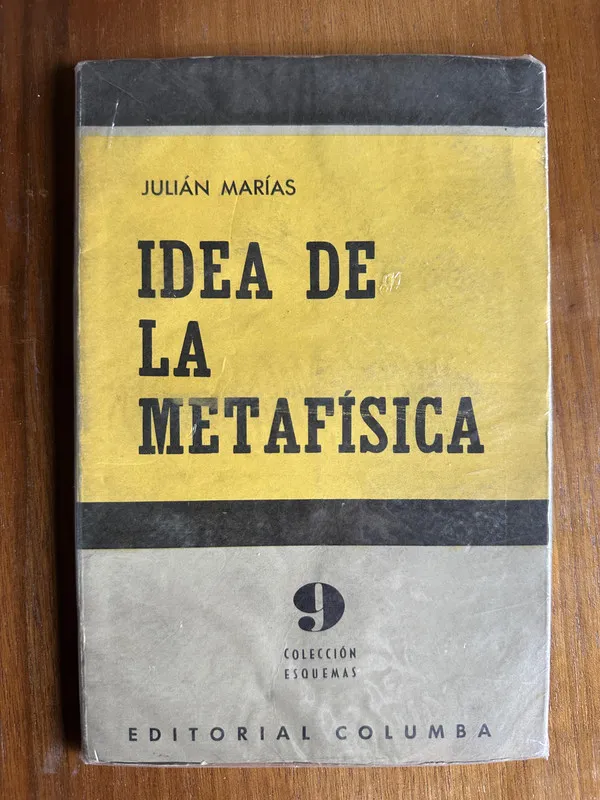 Idea de la metafisica - Marias Julian (4v3)