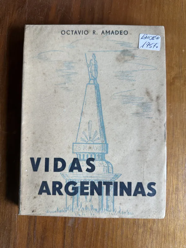 Tapa de Vidas Argentinas - Amadeo Octavio R. (4v4)