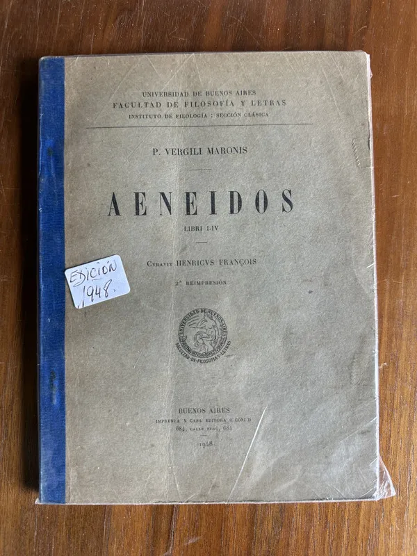 Tapa de Aeneidos - Vergilius Maro Publius (4v4)