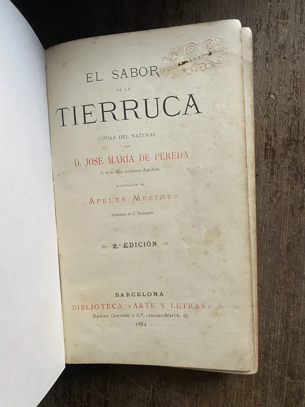 El sabor de la Tierruca - Pereda Jose Maria de (4q4)