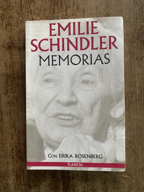 Tapa de Memorias - Schindler Emilie (4q1)