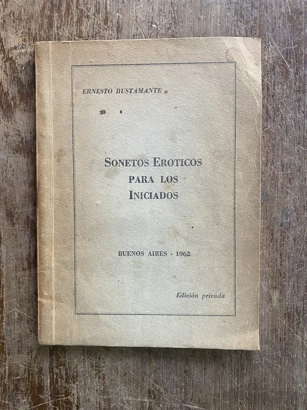 Tapa de Sonetos Eroticos para los Iniciados - Bustamante (4w2)