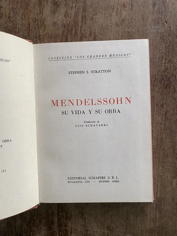 Mendelssohn - Stratton Stephen S. (4w2)
