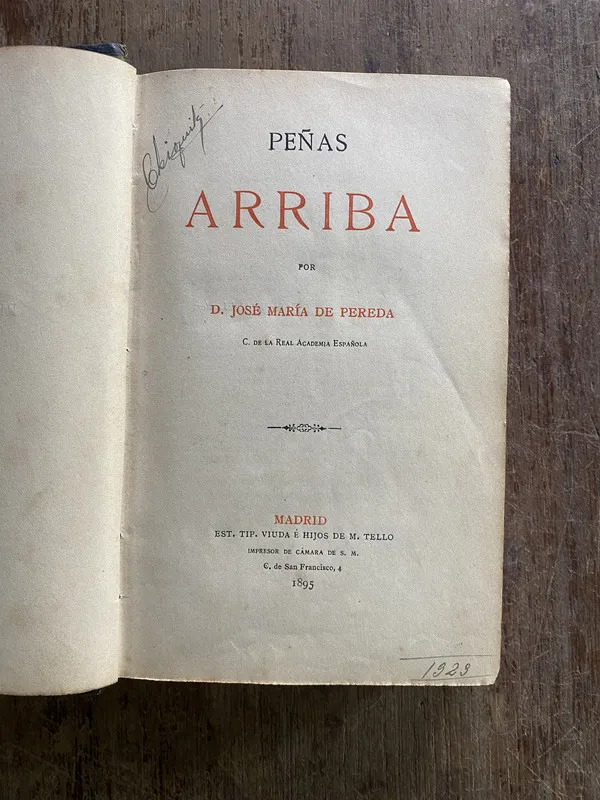 Peñas Arriba - Pereda Jose Maria de (4w3)