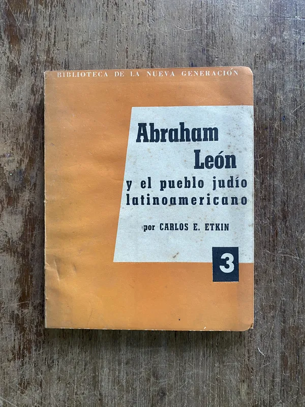 Tapa de Abraham Leon y el pueblo judio latinoamericano - Etkin (4w3