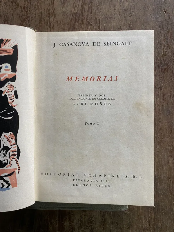 Memorias - Casanova de Seingalt J. (4w3)