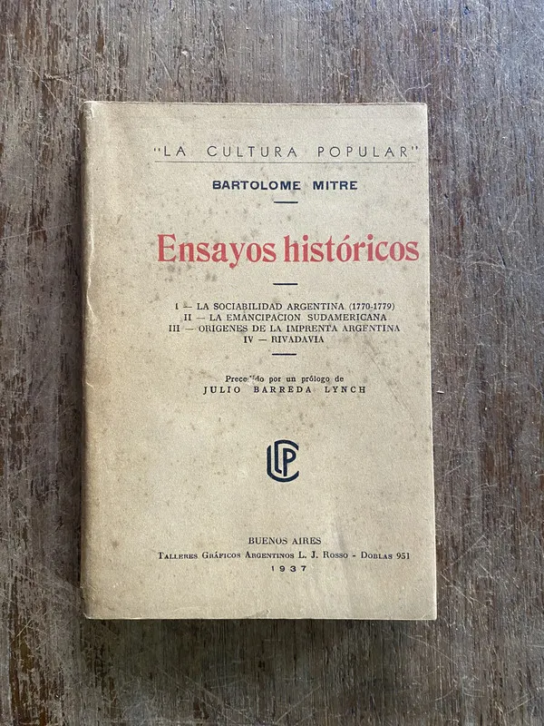 Ensayos historicos - Mitre Bartolome (4w3)