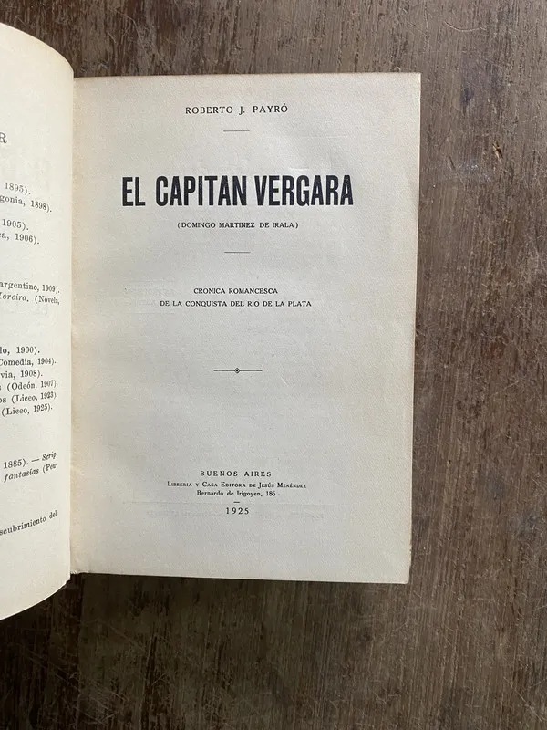 El Capitan Vergara - Payro Roberto J. (4w3)