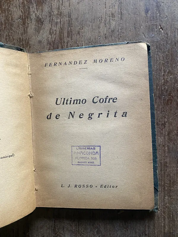 Ultimo Cofre de Negrita - Fernandez Moreno (4w4)