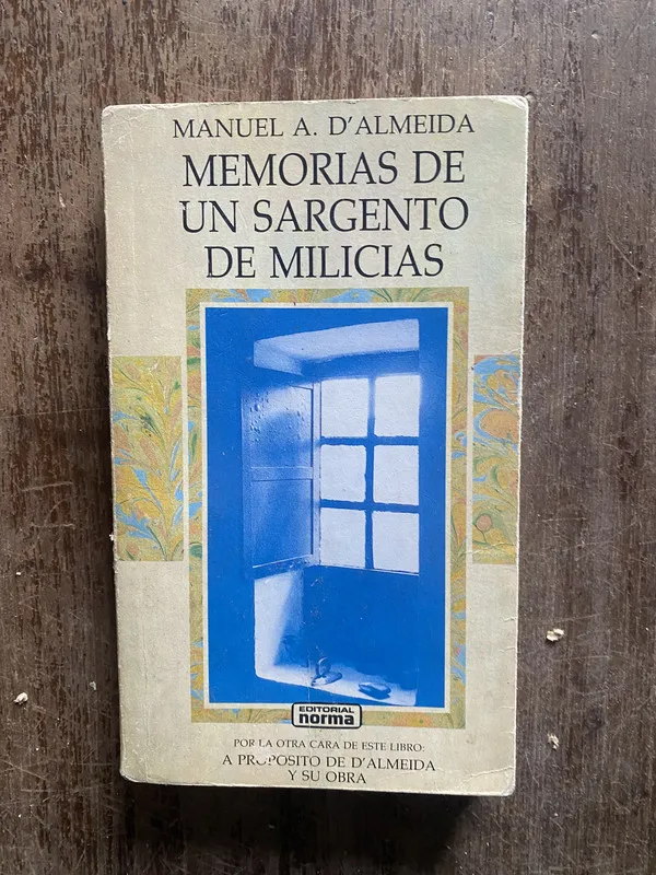 Tapa de Memorias de un sargento de milicias - D'Almeida (4w4)