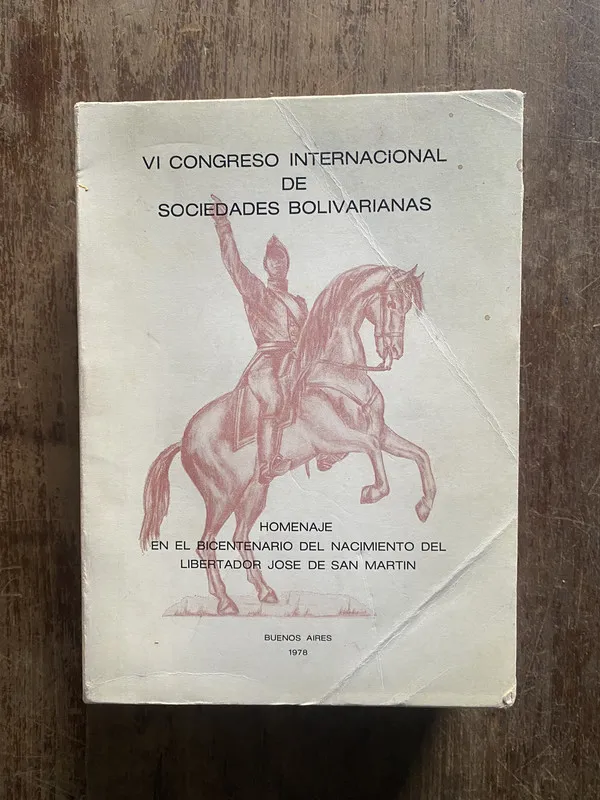 Tapa de VI Congreso Internacional de Sociedades Bolivarianas - (4w4