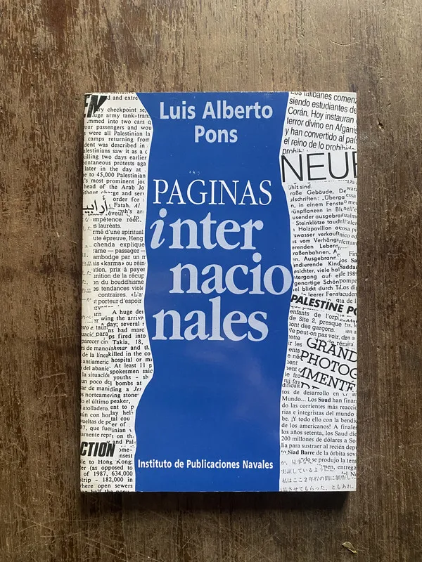 Tapa de Paginas internacionales - Pons Luis Alberto (4w4)