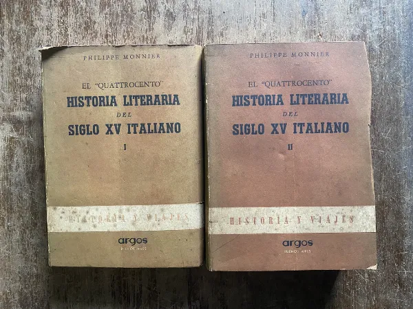El 'Quattrocento' Historia Literaria del - Monnier (4w6)