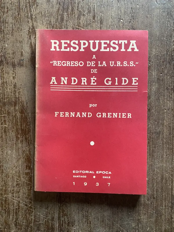 Respuesta a 'Regreso de la U.R.S.S.' de - Grenier (4w6)