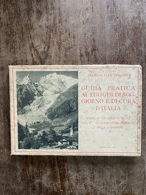 Tapa de Guida Pratica ai Luoghi di Soggiorno e di Cura d'Italia - (