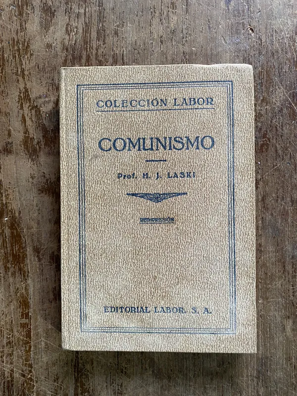 Tapa de Comunismo - Laski H. J. (5i1)