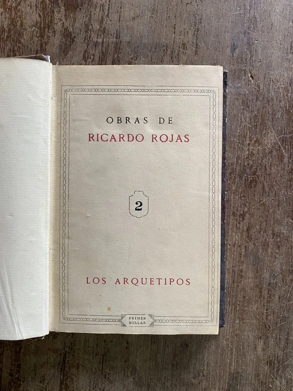 Los Arquetipos - Rojas Ricardo (5i1)