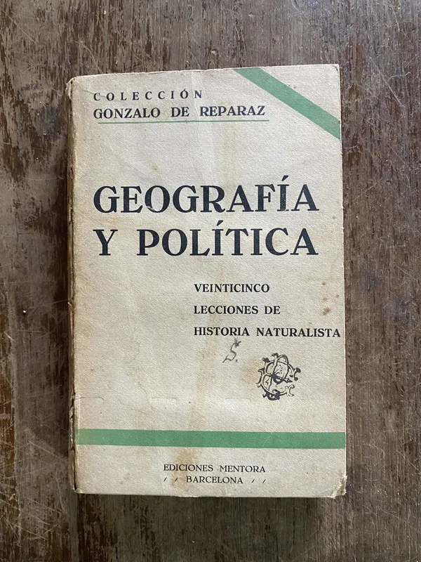 Tapa de Geografia y Politica - Reparaz Gonzalo de (5i2)