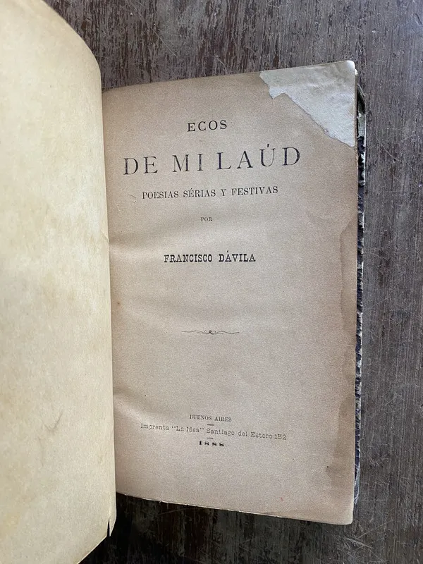 Ecos de mi laud - Davila Francisco (5i2)