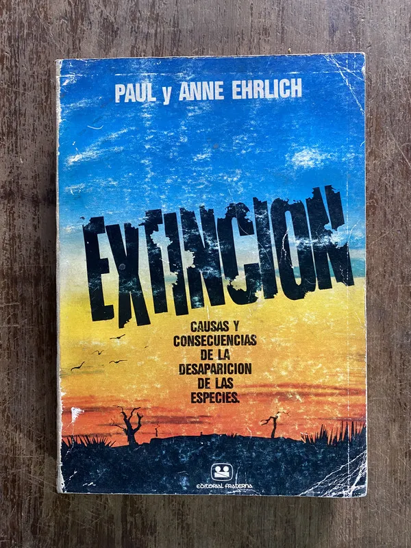 Tapa de Extincion - Ehrlich Paul y Anne (5i2)