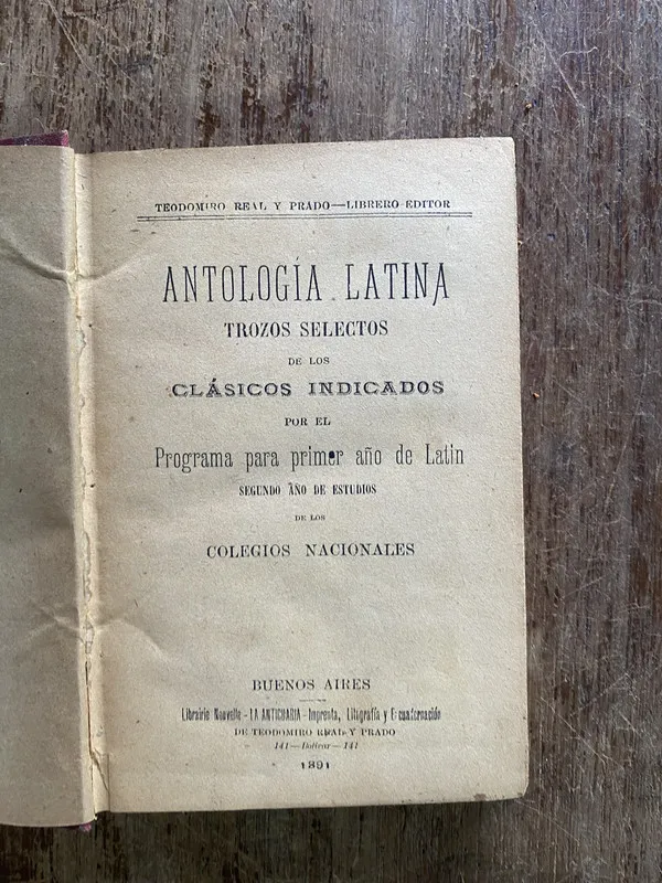 Antologia Latina - (5i2)