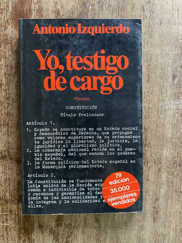 Yo testigo de cargo - Izquierdo Antonio (5i2)