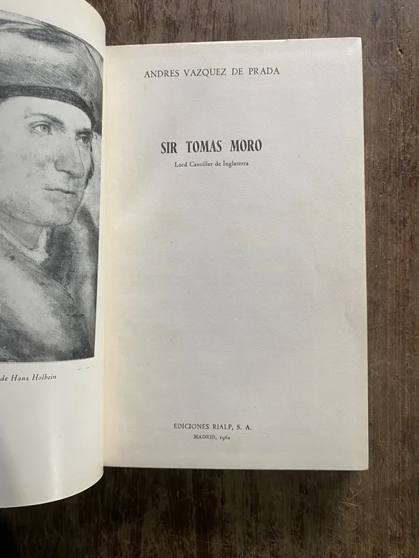 Sir Tomas Moro - Vazquez de Prada Andres (5i3)
