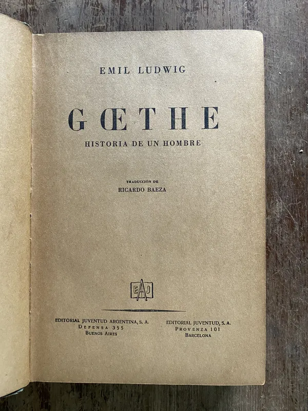 Tapa de Goethe - Ludwig Emil (5i4)