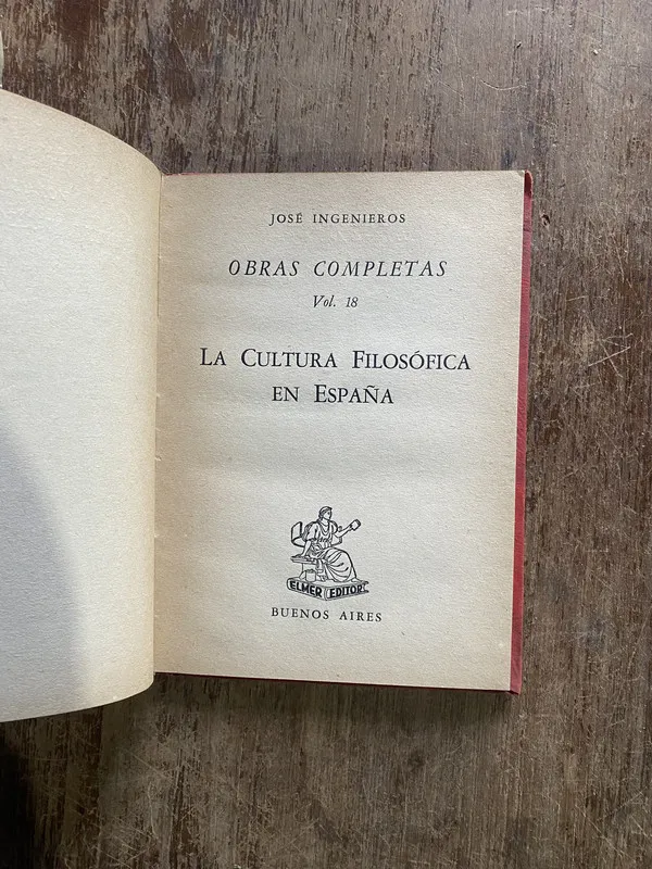 La Cultura Filosofica en España - Ingenieros Jose (5i4)
