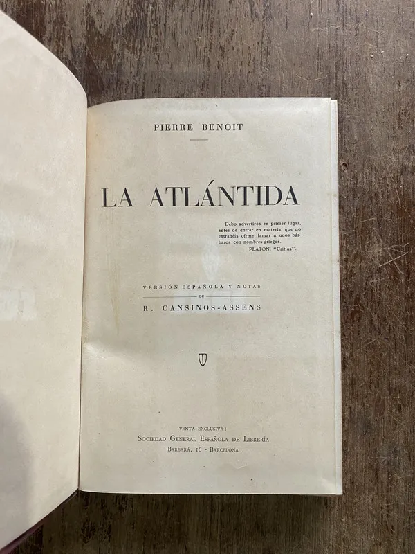 La Atlantida - Benoit Pierre (5i4)