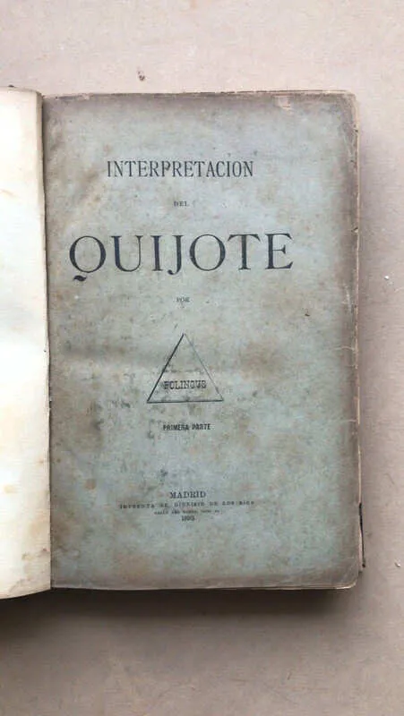 Interpretacion Del Quijote - Polinous (cc5)
