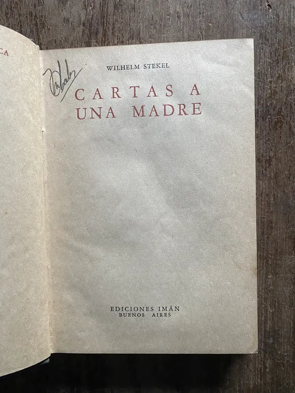 Cartas a una madre - Stekel Wilhelm (5i6)