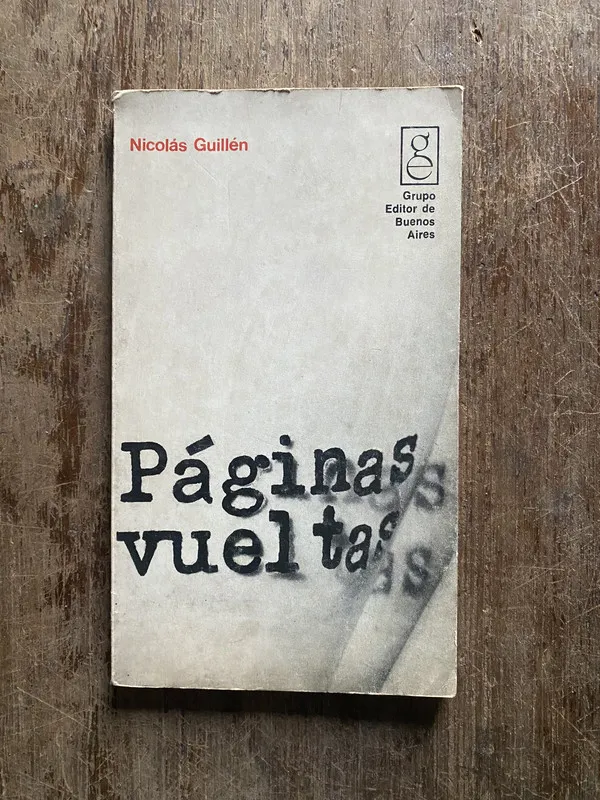 Tapa de Paginas vueltas - Guillen Nicolas (5i6)