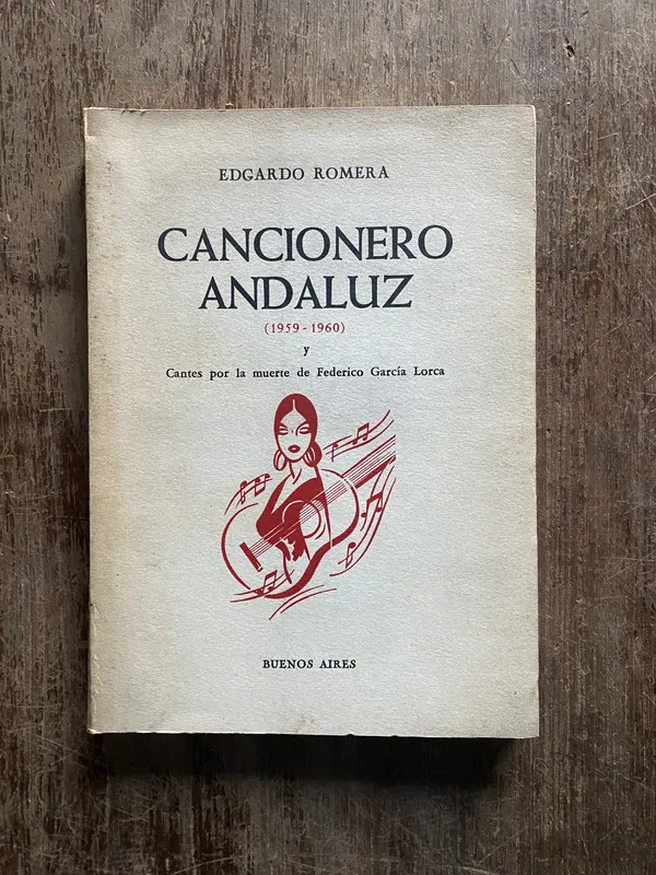 Tapa de Cancionero Andaluz - Romera Edgardo (5i6)