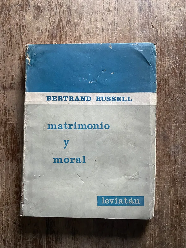 Tapa de Matrimonio y moral - Russell Bertrand (5i6)