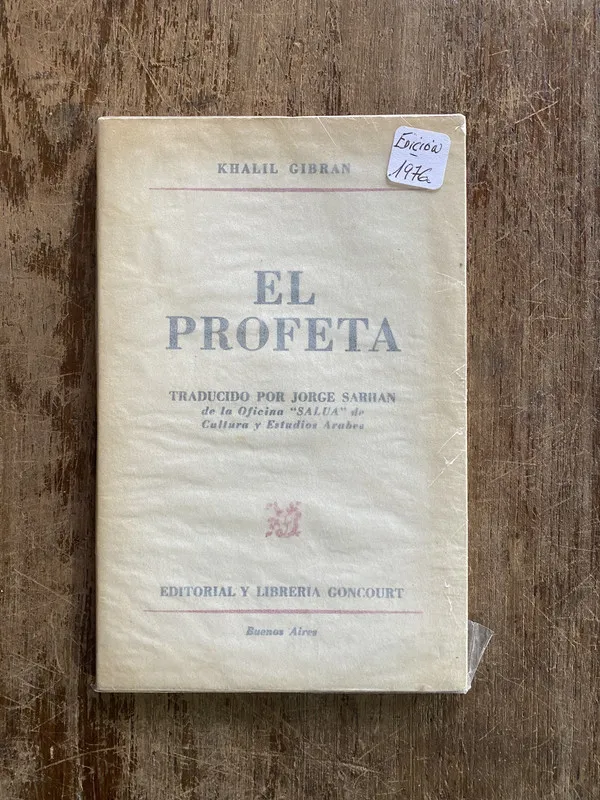 El Profeta - Gibran Khalil (4y6)