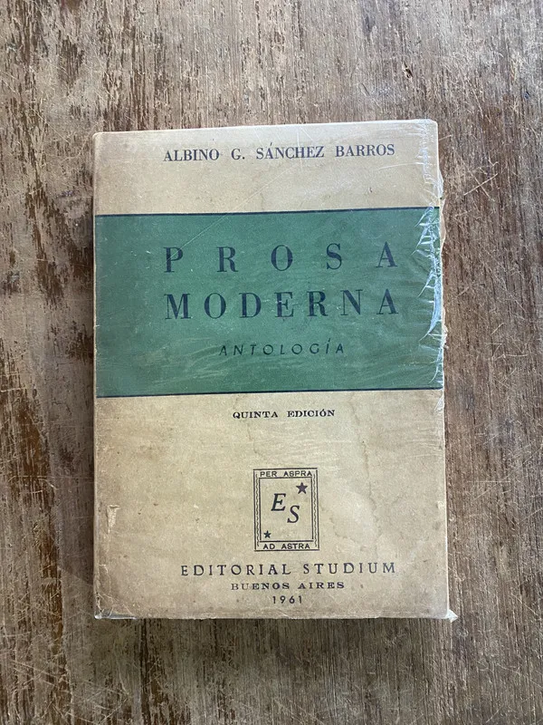 Prosa Moderna - Sanchez Barros Albino G. (4y6)