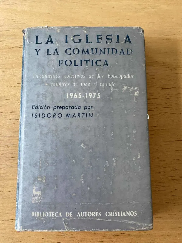 La Iglesia Y La Comunidad Politica - Martin, I. (q1)