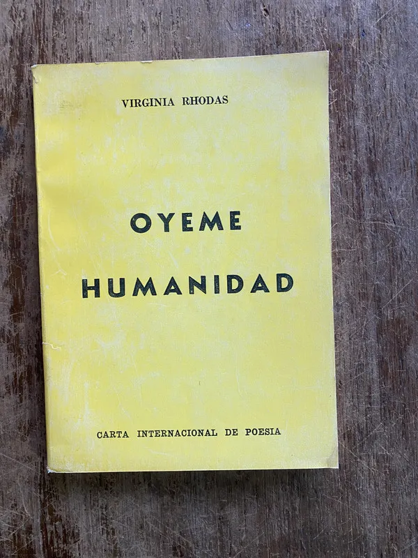 Oyeme Humanidad - Rhodas Virginia (4y5)