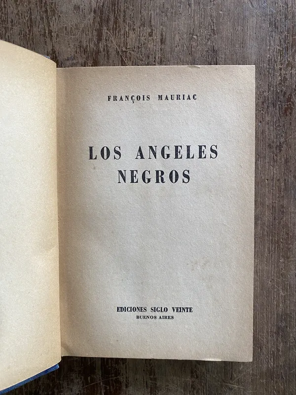 Los angeles negros - Mauriac François (4y4)
