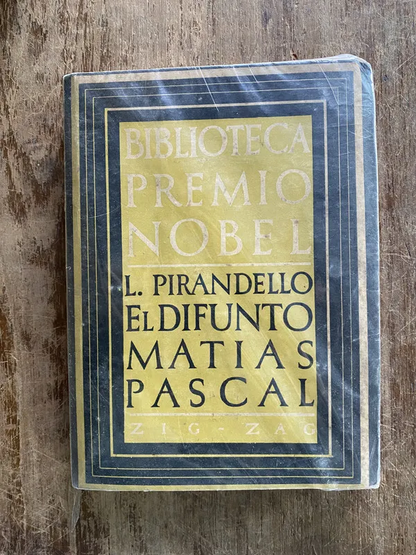 Tapa de El difunto Matias Pascal - Pirandello Luigi (4y2)