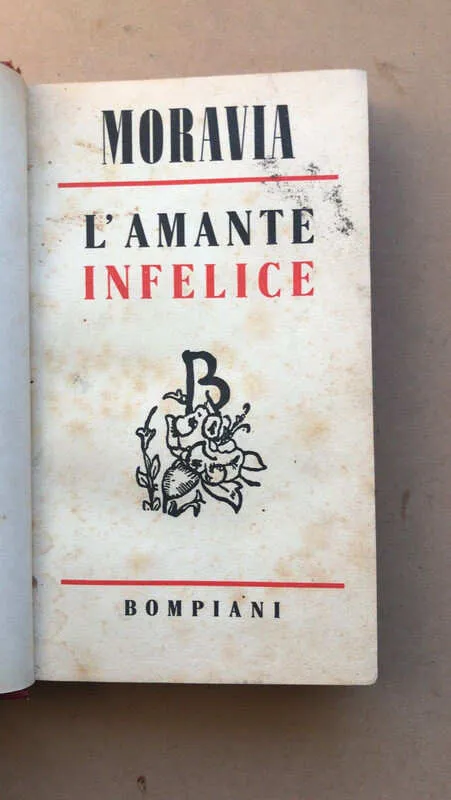 L´amante Infelice - Moravia, Alberto (cc2)
