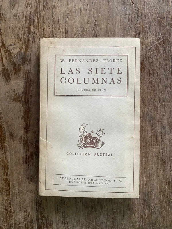 Tapa de Las siete columnas - Fernandez-Florez W. (4y1)