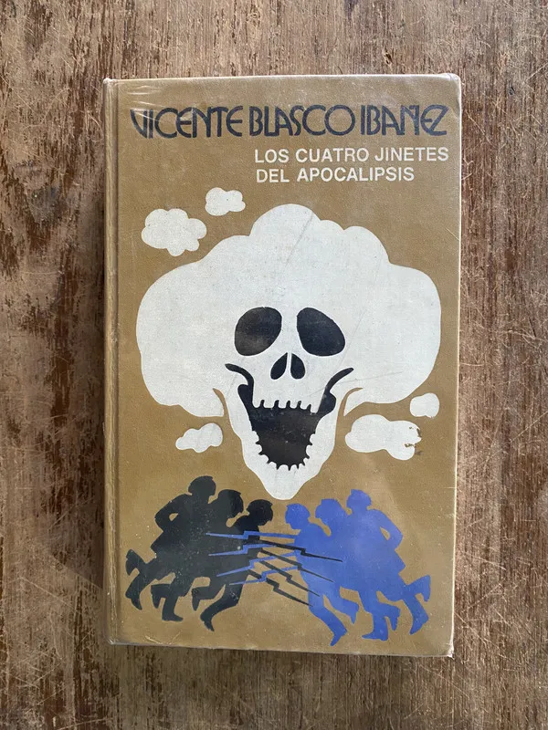 Tapa de Los cuatro jinetes del Apocalipsis - Blasco Ibañez (4y1)