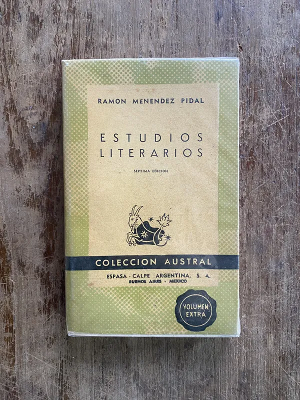 Estudios Literarios - Menendez Pidal Ramon (4y1)